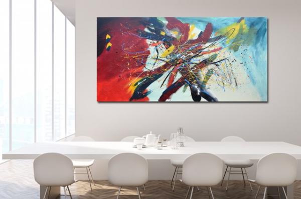 Large abstract painting for your business - 1432